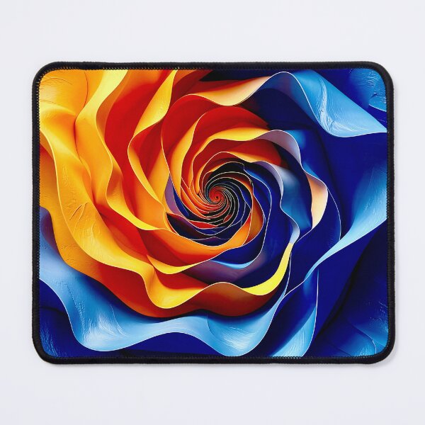 Item preview, Vibrant Spiral of Orange and Blue designed and sold by Vicky Brago-Mitchell®.
