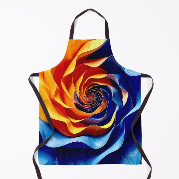 Item preview, Vibrant Spiral of Orange and Blue designed and sold by Vicky Brago-Mitchell®.