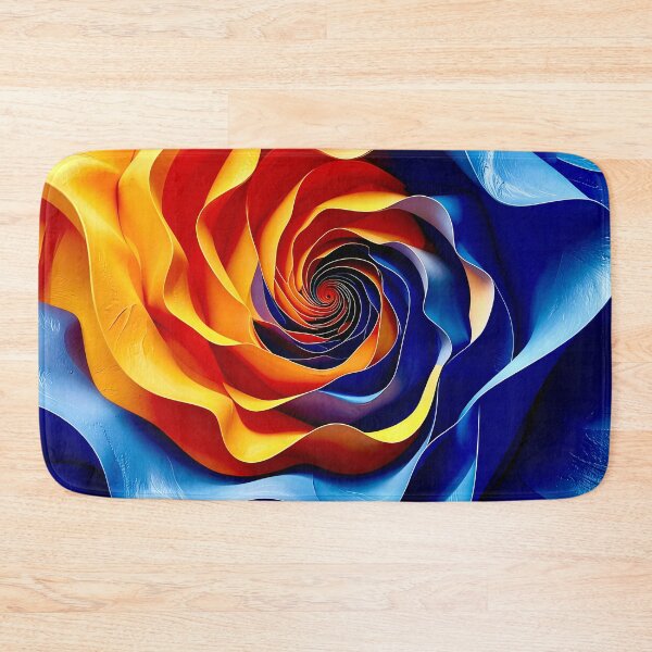 Item preview, Vibrant Spiral of Orange and Blue designed and sold by Vicky Brago-Mitchell®.