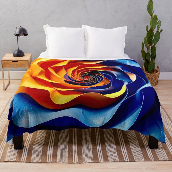 Item preview, Vibrant Spiral of Orange and Blue designed and sold by Vicky Brago-Mitchell®.