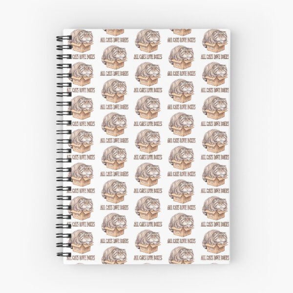 Item preview, All Cats Love Boxes | Cute Pallas Cat (Manul) Box Lover Meme Design designed and sold by HelgaCraftery.