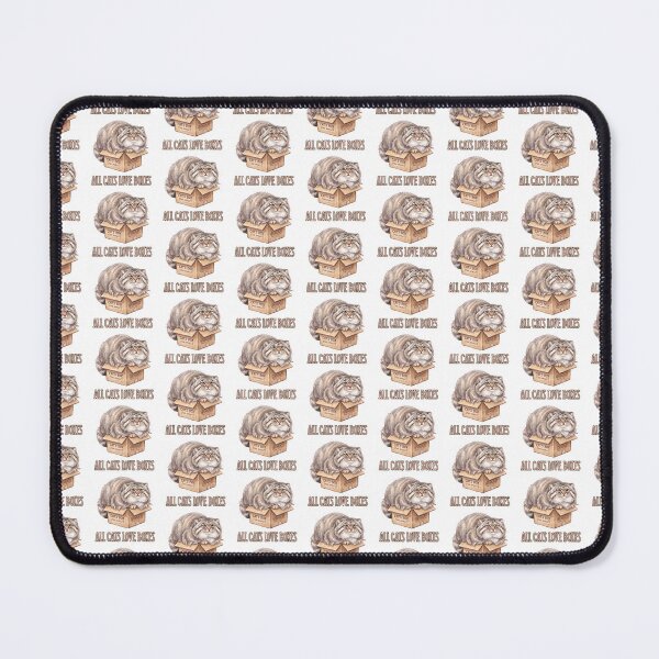 Item preview, All Cats Love Boxes | Cute Pallas Cat (Manul) Box Lover Meme Design designed and sold by HelgaCraftery.