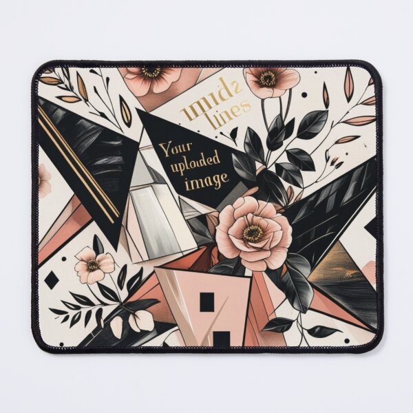 Item preview, Blooming Geometry – Modern Floral Abstract Art designed and sold by Hustlingminds.