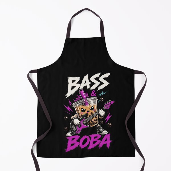 Item preview, Boba Tea Guitar Player Heavy Music Cartoon designed and sold by markymaarty.