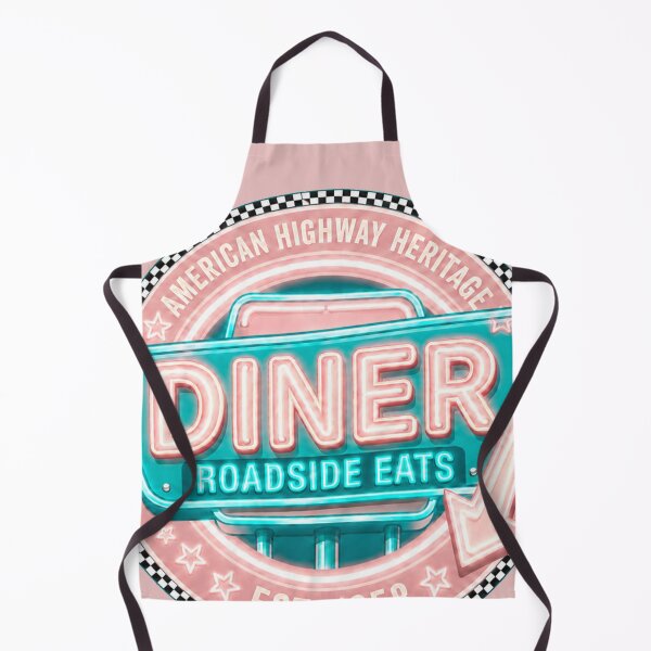 Item preview, Vintage Diner Roadside Eats 1958 Retro Sign designed and sold by Normandy Road Heritage™ - Vintage Garage Art.