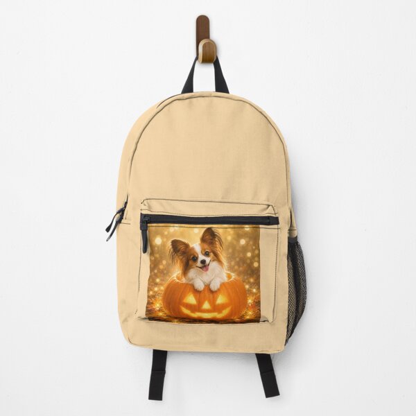 Item preview, Papillon Halloween Pumpkin – Cute Jack O Lantern Dog designed and sold by ManJiangHong.