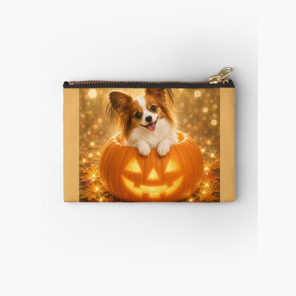 Item preview, Papillon Halloween Pumpkin – Cute Jack O Lantern Dog designed and sold by ManJiangHong.