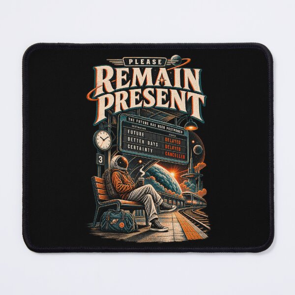 Item preview, Please Remain Present - The Future Has Been Postponed designed and sold by FocusedPatterns.