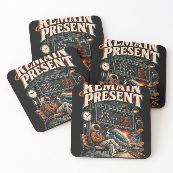 Item preview, Please Remain Present - The Future Has Been Postponed designed and sold by FocusedPatterns.