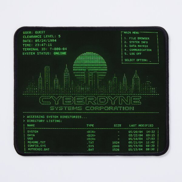 Item preview, Retro Cyberpunk CRT Green Phosphor Terminal v2 designed and sold by ThirdShiftLab.