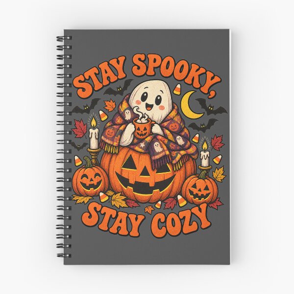 Item preview, Stay Spooky Stay Cozy Cute Ghost Halloween designed and sold by SquatchPrintsCo.