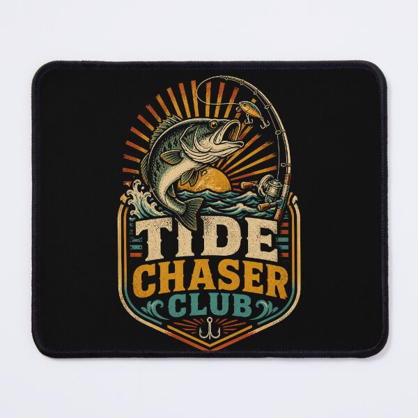 Item preview, Tide Chaser Club Vintage Fishing Shirt designed and sold by Gustavo Navarro.
