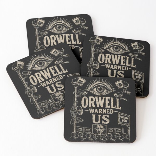 Item preview, George Orwell Was Right 1984 - Antiflock Camera Surveillance Privacy Rights  designed and sold by Envision Designs.