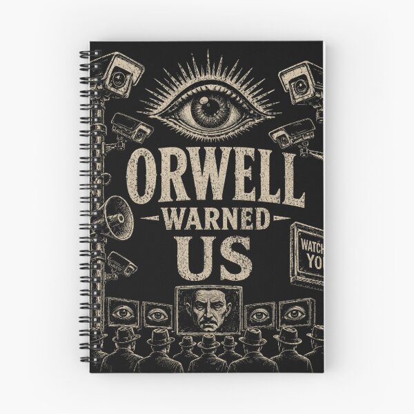 Item preview, George Orwell Was Right 1984 - Antiflock Camera Surveillance Privacy Rights  designed and sold by Envision Designs.
