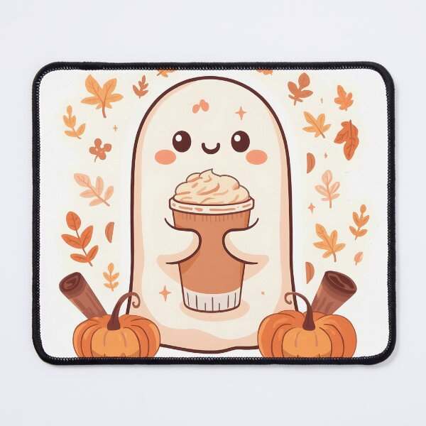 Item preview, Cute Autumn Ghost Pumpkin Pie T\-Shirt – Kawaii Fall Halloween Shirt designed and sold by ColorClouds.