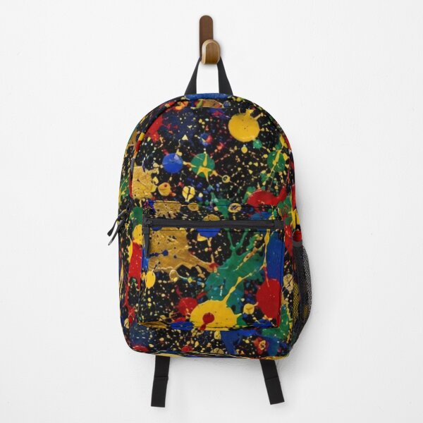 Item preview, Primary Splatter Action Abstract Art designed and sold by THE SPLATTERED HAUS BY SAGE BANKS.