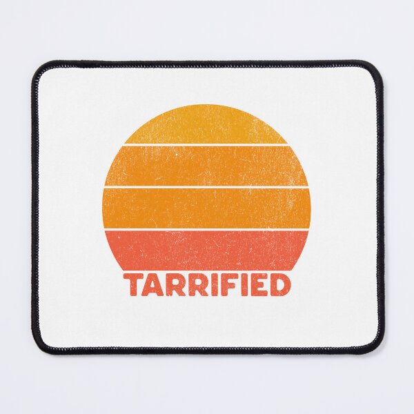 Item preview, Retro Sunset Tarrified Tariff Protest designed and sold by drchzak.