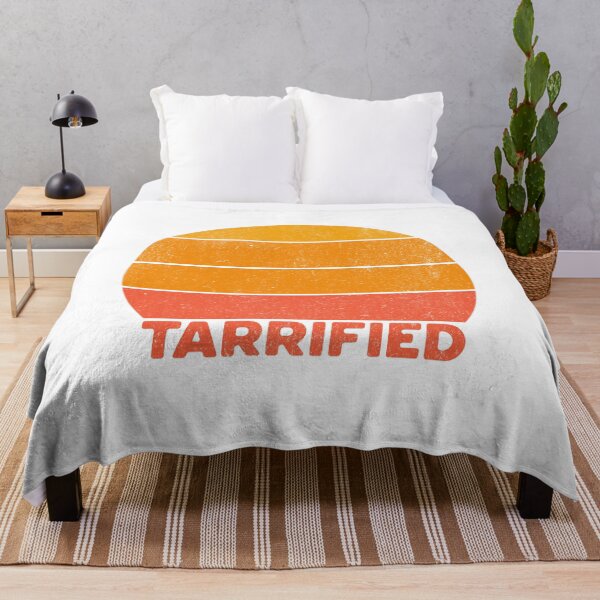 Item preview, Retro Sunset Tarrified Tariff Protest designed and sold by drchzak.