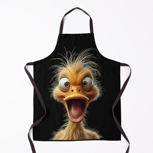 Item preview, Funny Crazy Disheveled Duck Insane 3D Caricature Art designed and sold by onestopstudio.