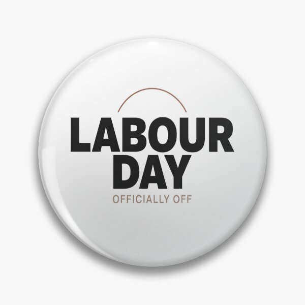 Item preview, Labour Day Officially Off Minimalist Modern Typography Retro Neutral designed and sold by InspiredCreatives.