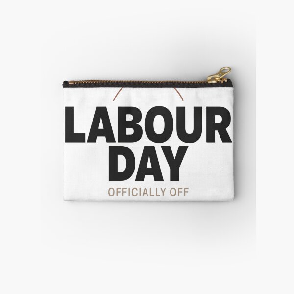 Item preview, Labour Day Officially Off Minimalist Modern Typography Retro Neutral designed and sold by InspiredCreatives.