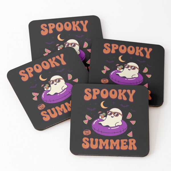 Item preview, Spooky Summer Ghost Pool Float Retro Summerween designed and sold by GeniePixel.