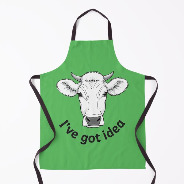 Item preview, I've got idea - A head of white cow designed and sold by ParadoxParadox.
