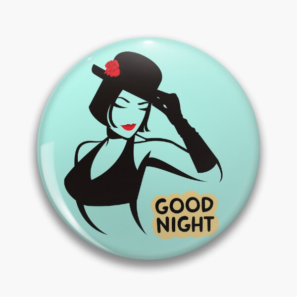 Item preview, Good Night Vintage Girl Retro Aesthetic designed and sold by CREATIVE HIVE.