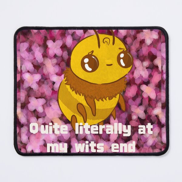 Item preview, Quite literally at my wits end - arsenicWitch - cute gift - bee design designed and sold by ArsenicWitch.
