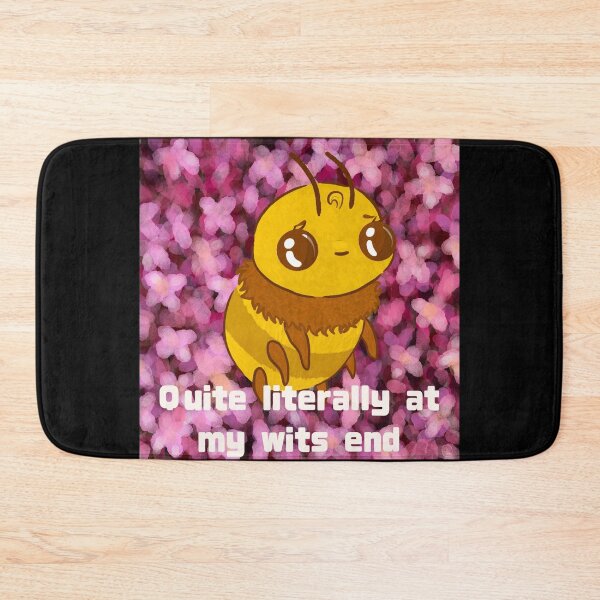Item preview, Quite literally at my wits end - arsenicWitch - cute gift - bee design designed and sold by ArsenicWitch.