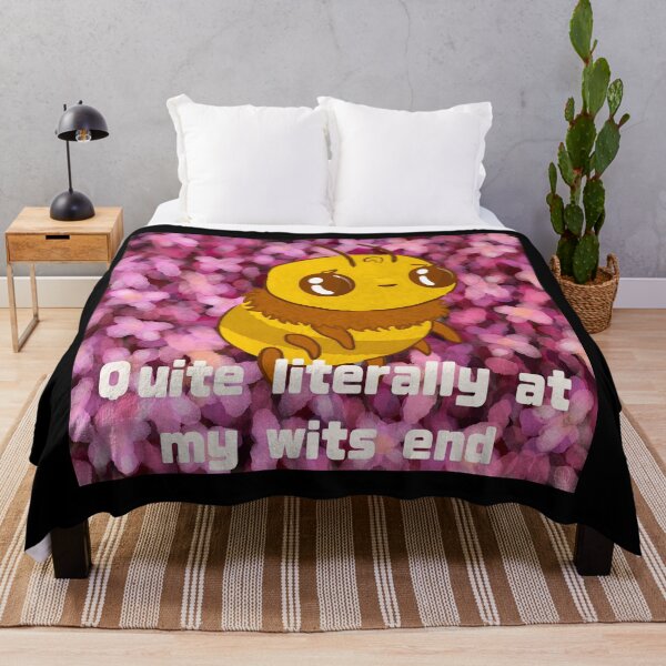 Item preview, Quite literally at my wits end - arsenicWitch - cute gift - bee design designed and sold by ArsenicWitch.