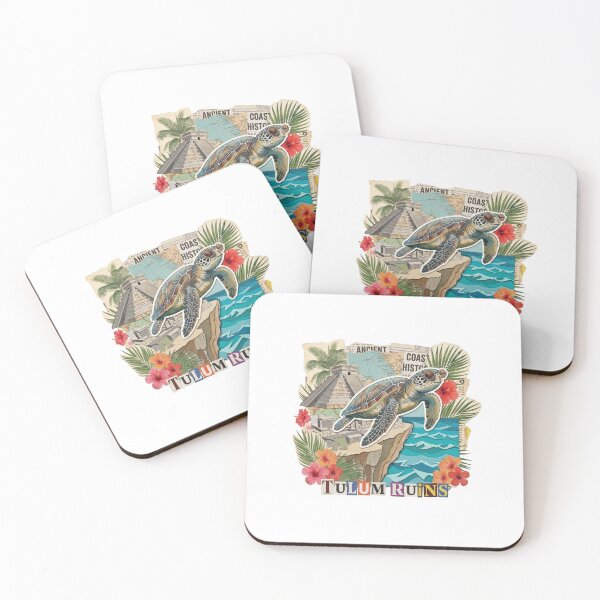 Item preview, Tulum Chill & Sunrise Mexico Beach Dadaist Collage - Boho Vacation Art (T-Shirt, Poster & Sticker) designed and sold by OzzFrequency.