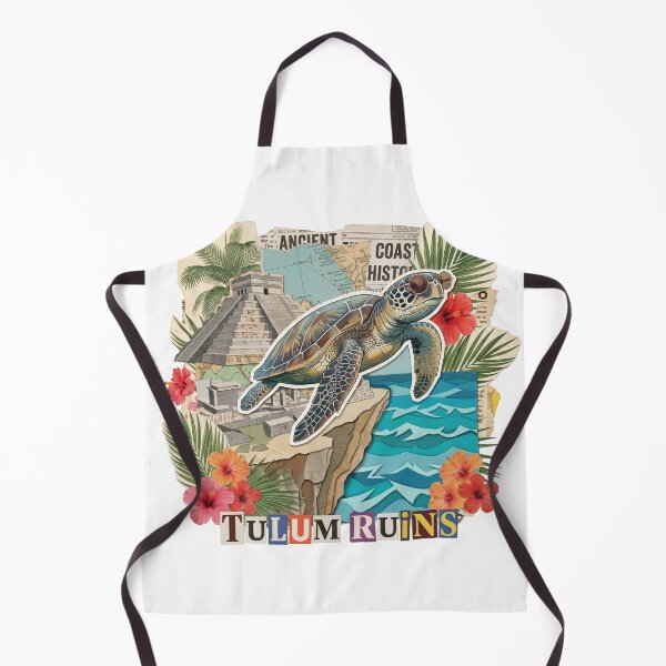 Item preview, Tulum Chill & Sunrise Mexico Beach Dadaist Collage - Boho Vacation Art (T-Shirt, Poster & Sticker) designed and sold by OzzFrequency.