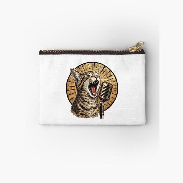 Item preview, Singer Cat Funny Graphic For Cat Lovers designed and sold by Thread&Fable.