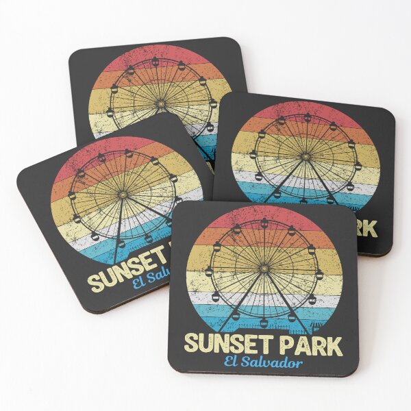 Item preview, Retro Sunset Park La Libertad El Salvador designed and sold by legendaryskins.