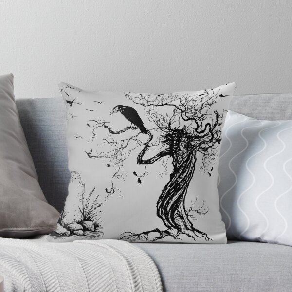 Item preview, Vulture overlooking the cemetery designed and sold by CursedButCute1.