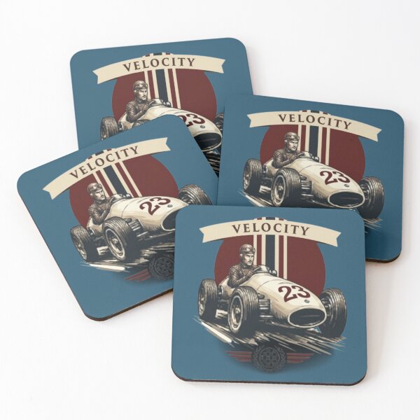 Item preview, Vintage Racing Velocity Car designed and sold by Northern Glow Art.