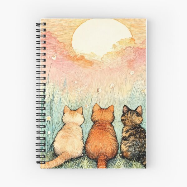 Item preview, Three cats watching the sun rise designed and sold by sid1802.