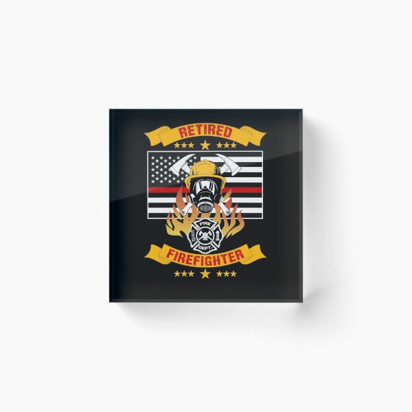 Item preview, Thin Red Line Firefighter Firefighters Professional Hero Volunteers Retirement Retired designed and sold by Basti09.