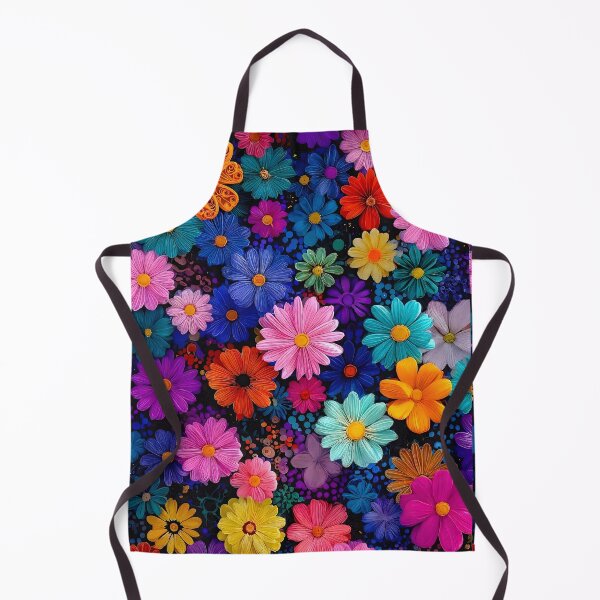 Item preview, Vivid 3D Paper Flowers - Colorful Quilling Floral Black Seamless designed and sold by Ela Art Space .