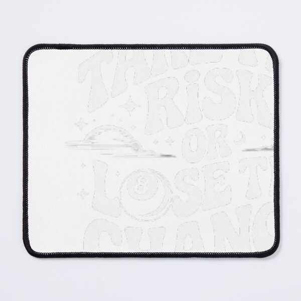 Item preview, Take The Risk Or Lose The Chance | Retro 8-Ball Typography Artwork designed and sold by ArhaanFashions.