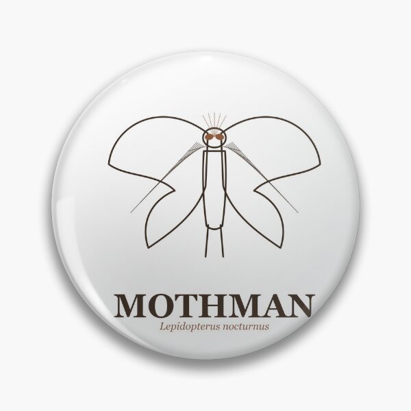 Item preview, Mothman Vintage Naturalist Sticker Cryptid Design designed and sold by Mega-Shopping.