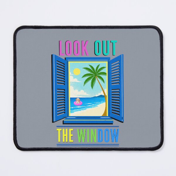 Item preview, Look Out the Window – Tropical Puppy Paradise designed and sold by Aimetoi.