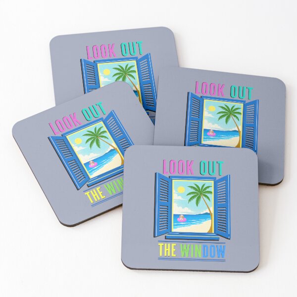 Item preview, Look Out the Window – Tropical Puppy Paradise designed and sold by Aimetoi.