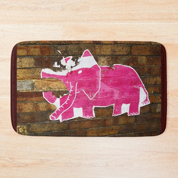Item preview, Tattered Pink Elephant  designed and sold by Ethna Gillespie.