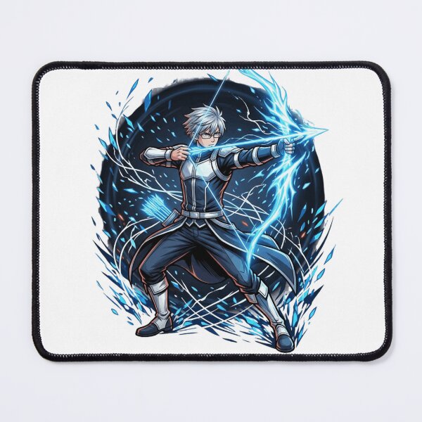 Item preview, Spirit Archer Anime Warrior Blue Energy Bow designed and sold by GeniePixel.