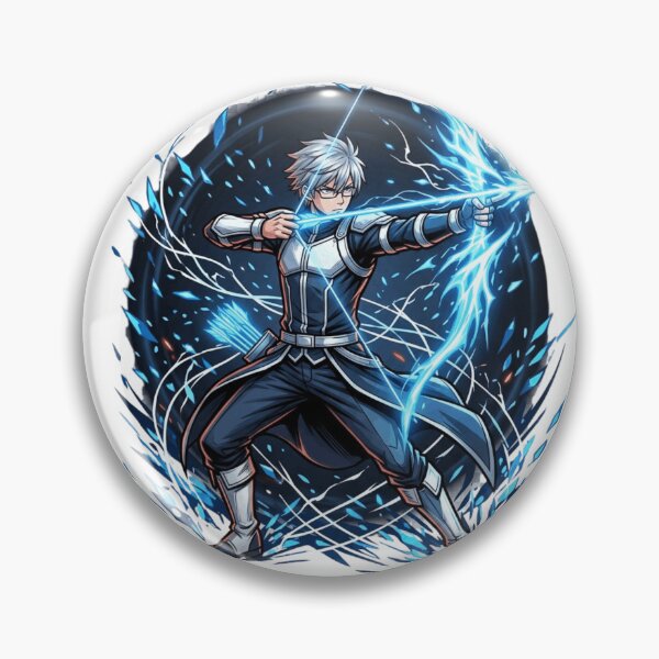 Item preview, Spirit Archer Anime Warrior Blue Energy Bow designed and sold by GeniePixel.