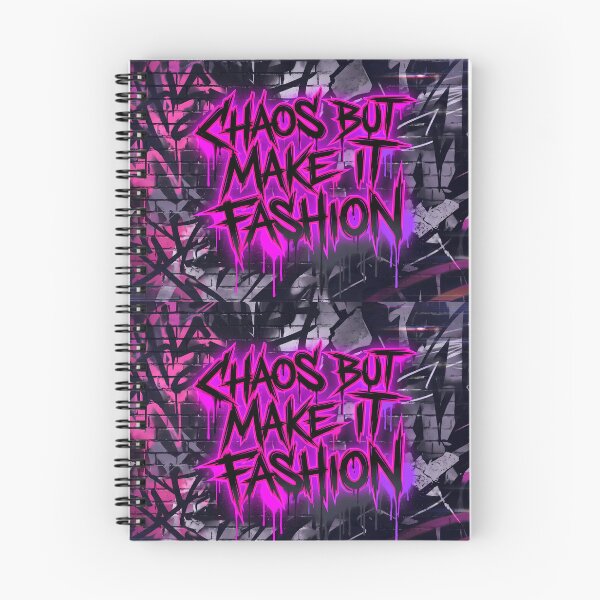Item preview, Chaos But Make It Fashion Pink Black Art designed and sold by ART ATTACK ZONE.