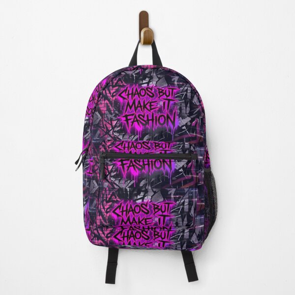 Item preview, Chaos But Make It Fashion Pink Black Art designed and sold by ART ATTACK ZONE.