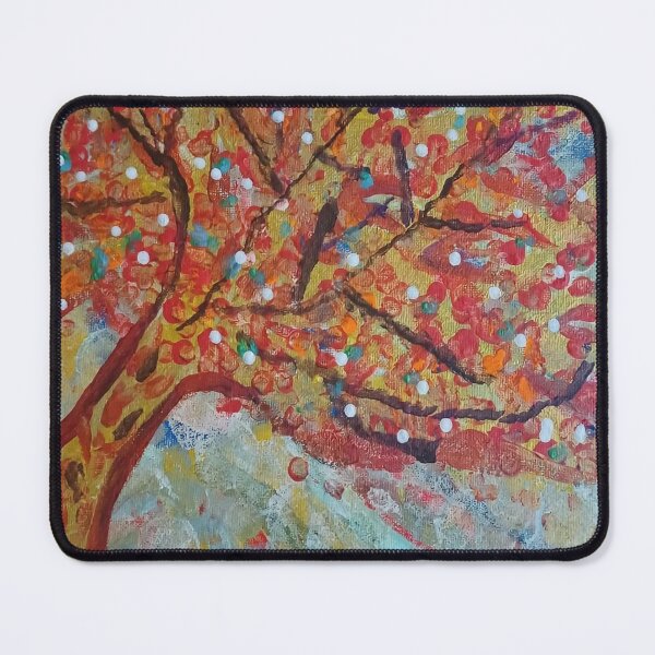 Item preview, Vibrant abstract autumn tree in bloom designed and sold by KJKreationz.
